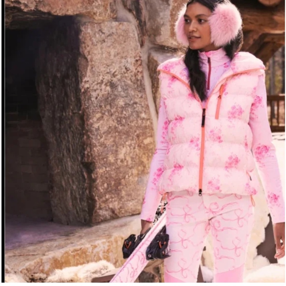 NWT LoveShackFancy+Bogner FIRE & ICE PUFFER VEST Size 2